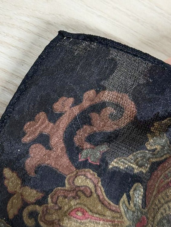 nwt ralph lauren 100% silk paisley sheer scarf - good market thrift store