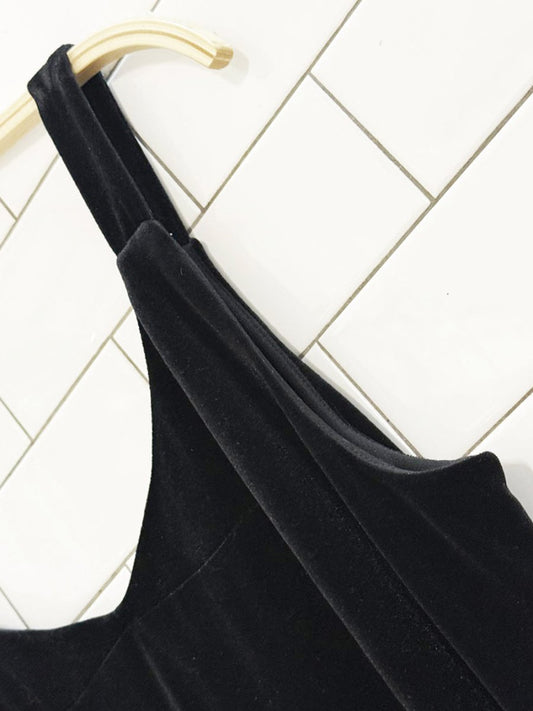 nwt vintage 00s zahra velvet tank maxi dress - good market thrift store