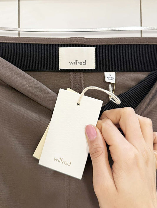 nwt wilfred lis soft pencil midi skirt | aritzia - good market thrift store