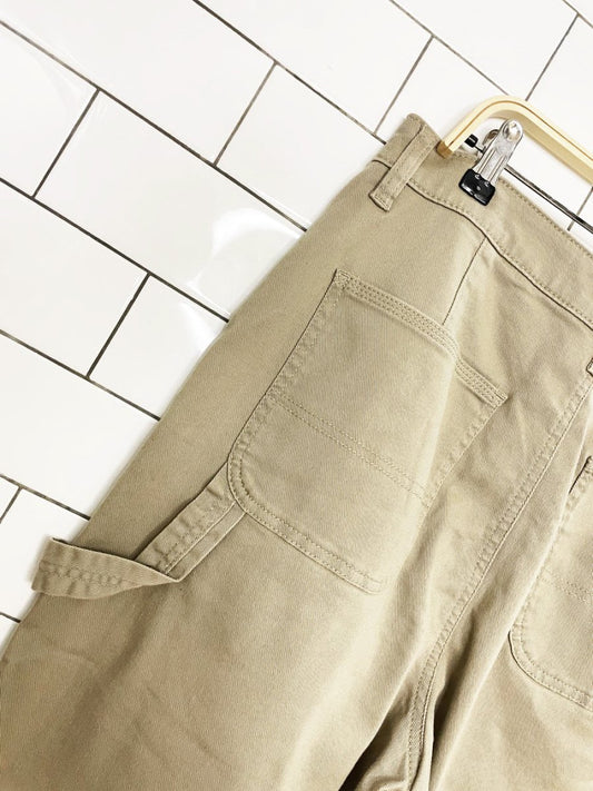 oak + fort double knee twill baggy carptenter pants - good market thrift store