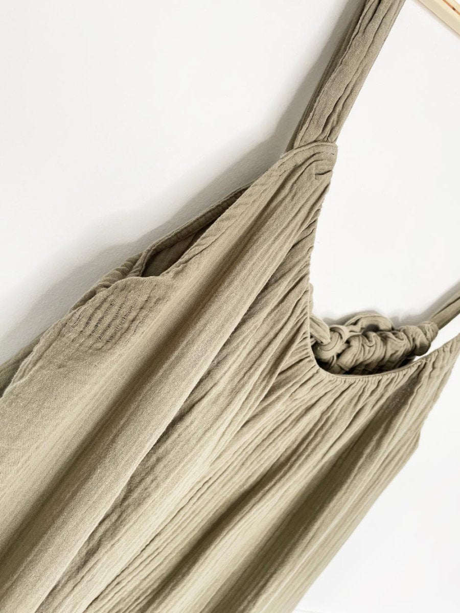 old navy gauze cotton tie back resort maxi dress - good market thrift store