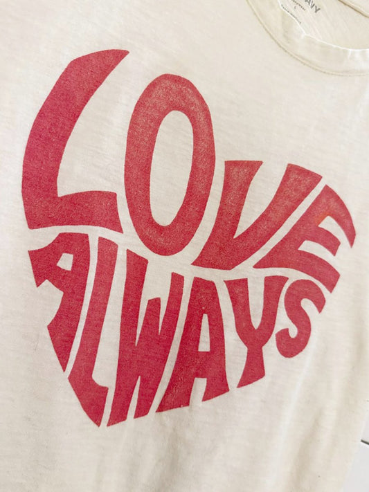old navy love always graphic tee - good market thrift store