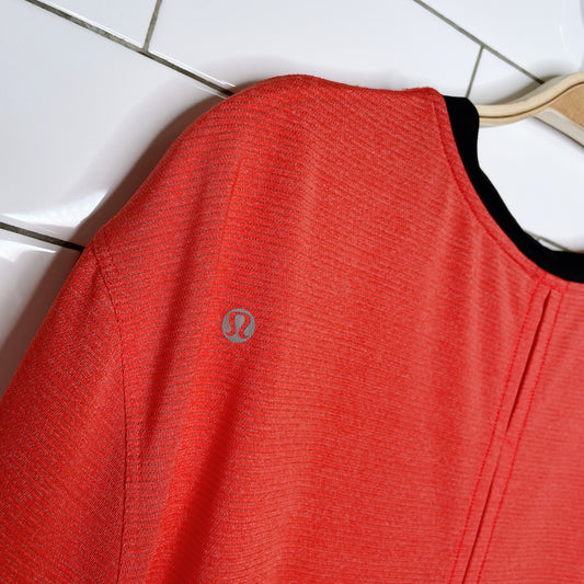 lululemon 2013 precise tee mesh - size large