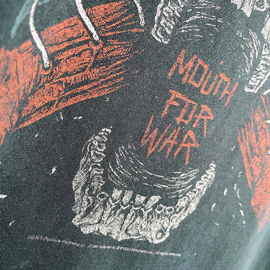 vintage 2015 pantera x bravado metal mouth of war tee