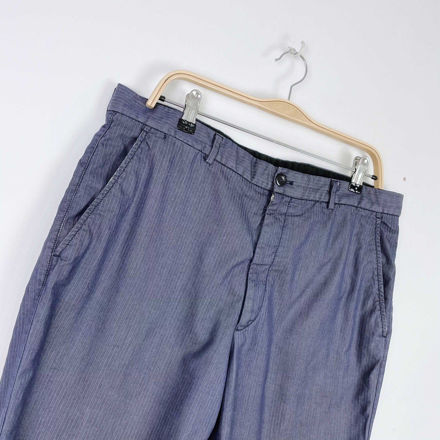 armani collezioni herrinbone trouser