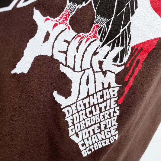 vintage 2004 pearl jam vote for change sleeveless tee