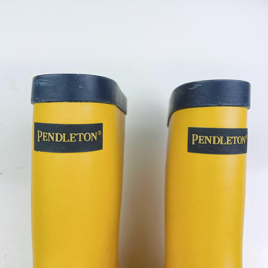 pendleton yellow rain boots - size 2
