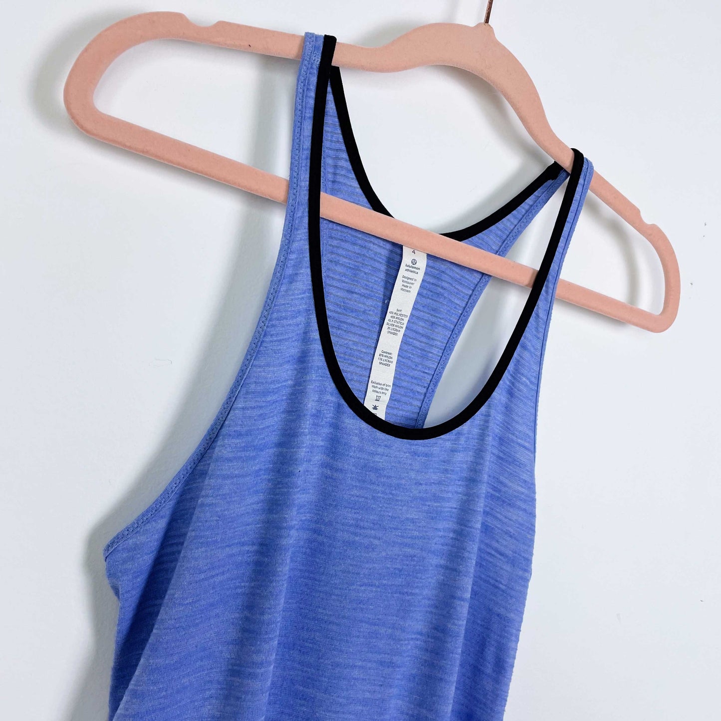 lululemon what the sport singlet - size 4