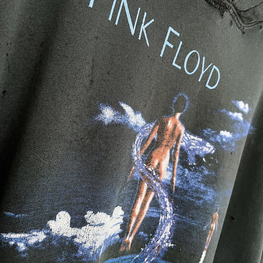 vintage 2004 pink floyd shine on you crazy diamond distressed hoodie