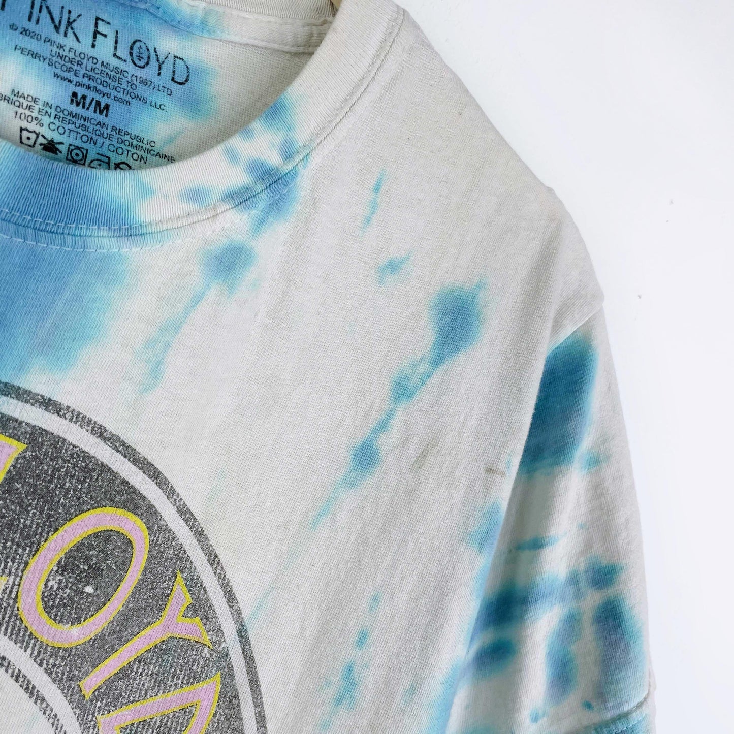 UO pink floyd dark side of the moon tie dye tee