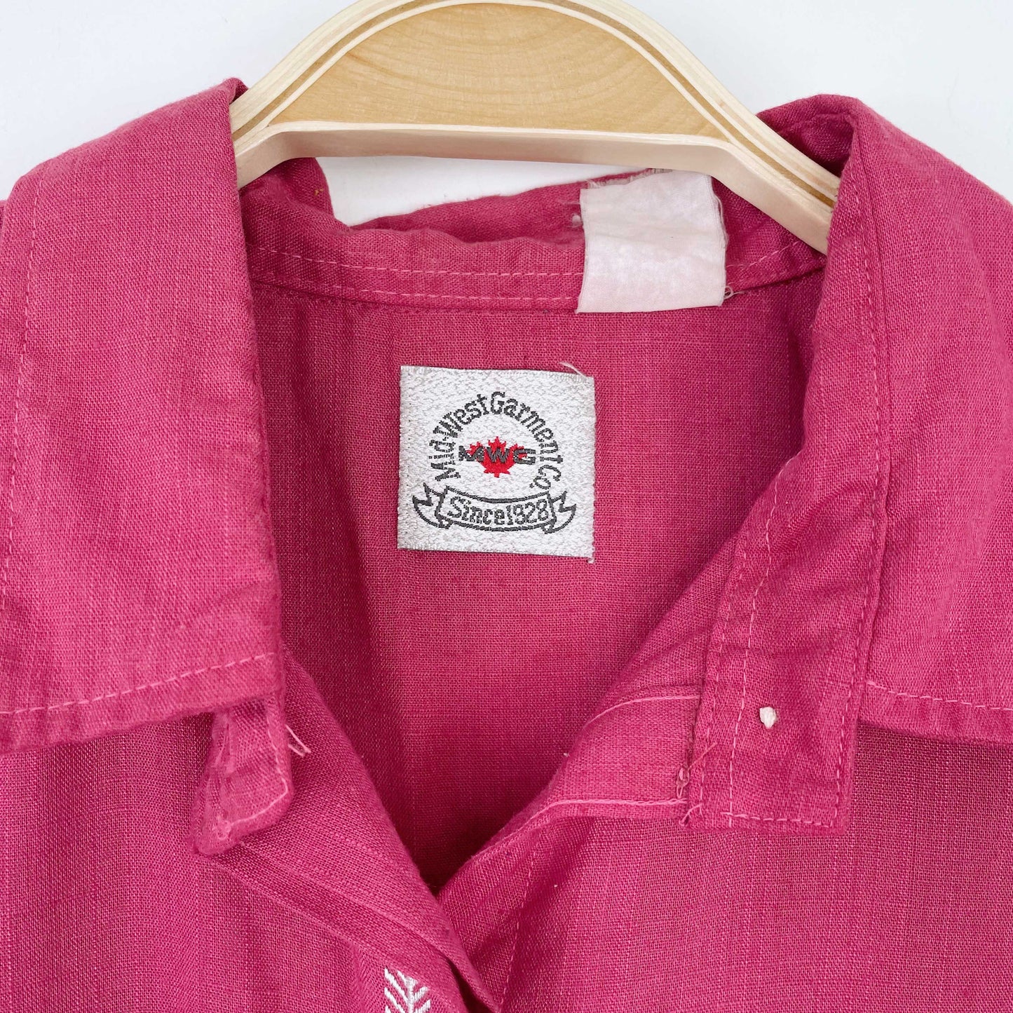 vintage 70s mwg co. western ss shirt