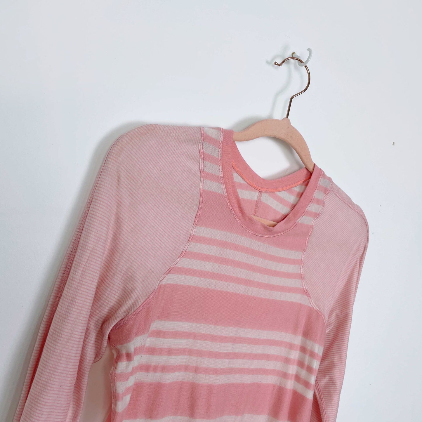 lululemon pink coral digni long sleeve - size small