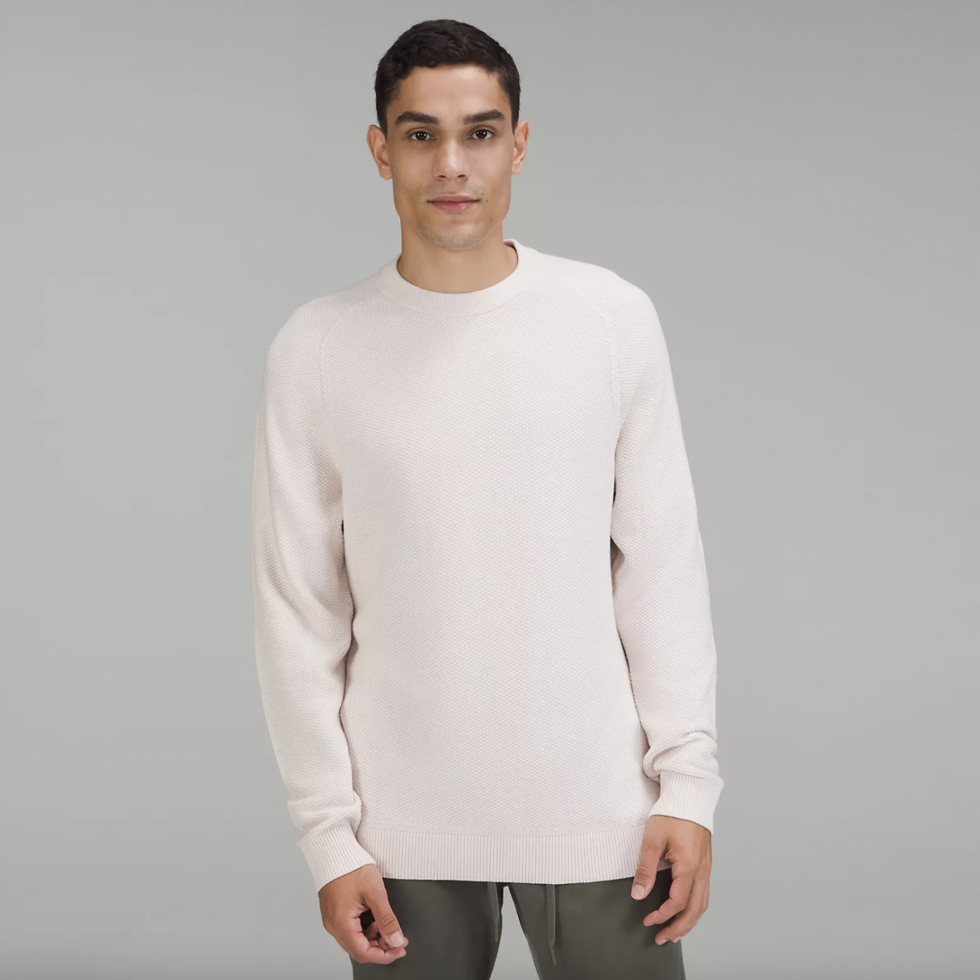 lululemon 2023 textured knit crewneck sweater size large good market thrift store