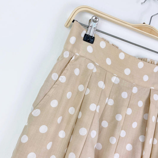 vintage two roads polka dot bermuda shorts