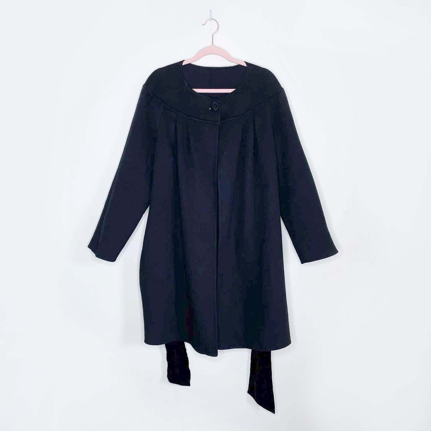 ports 1961 wool-cashmere wrap ballet jacket - size medium