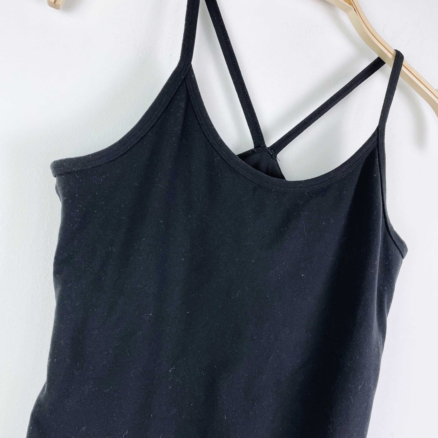 lululemon black power y tank