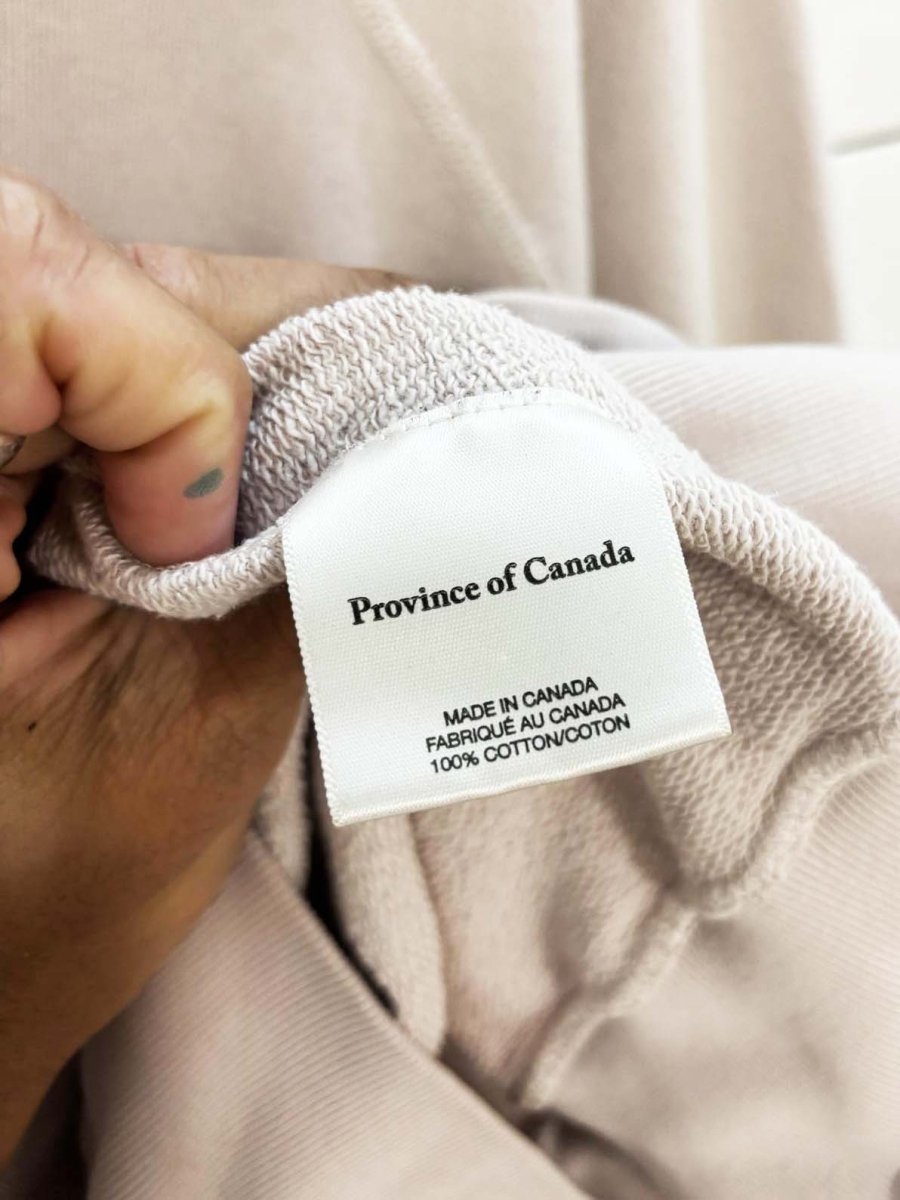 province of canada embroidered logo sweatshirt - good market thrift store