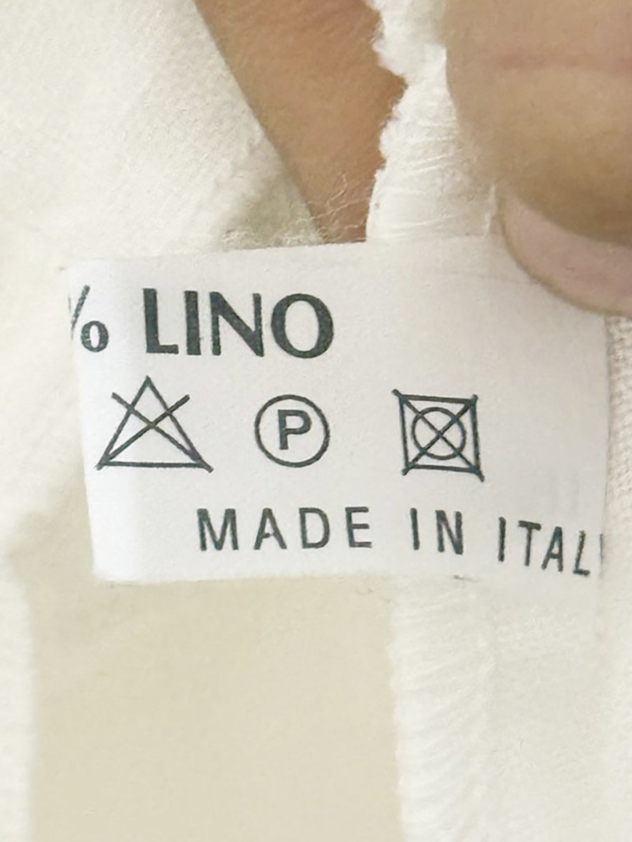 pure lino 100% linen flowy midi maxi dress | made in Italy - good market thrift store