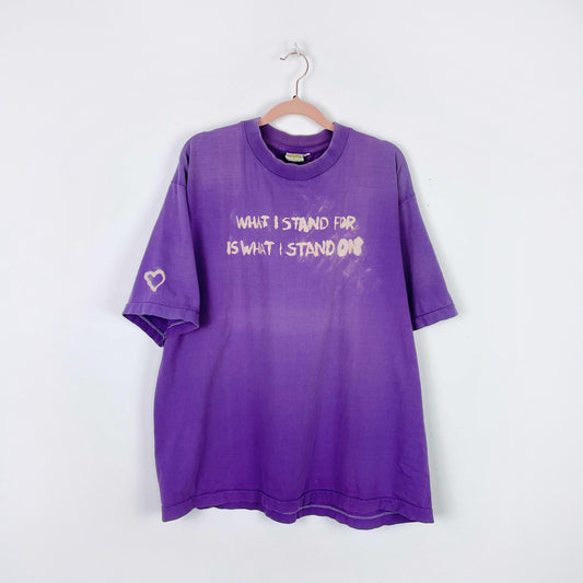 rework vintage switcher purple earth day tee
