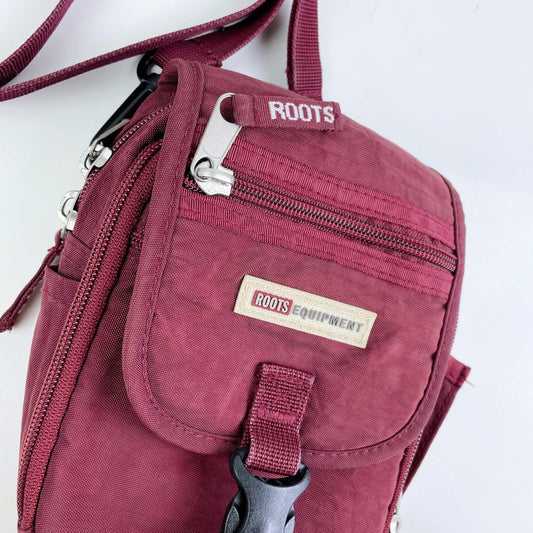 vintage 00s roots equipment nylon utility bag