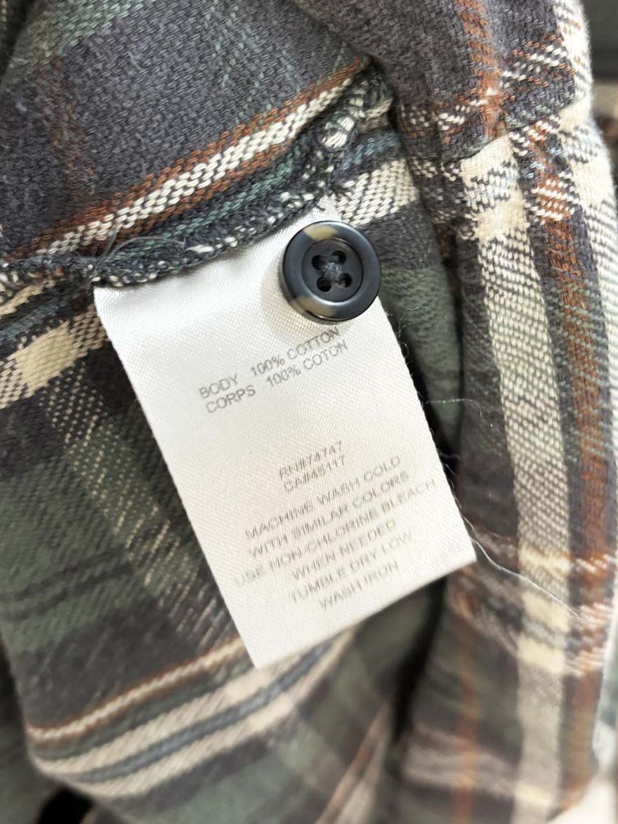 red head ranch snap button flannel shirt - good market thrift store