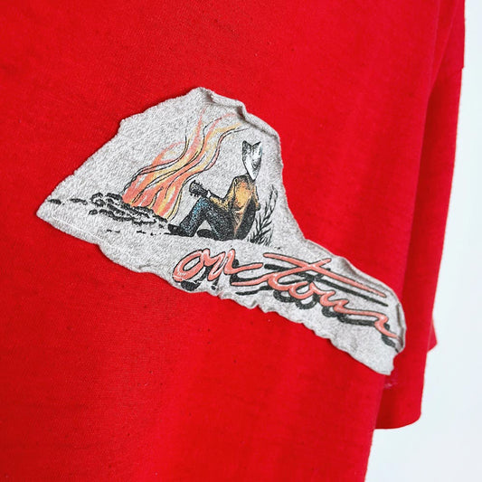 vintage 80s at what cost on tour tee