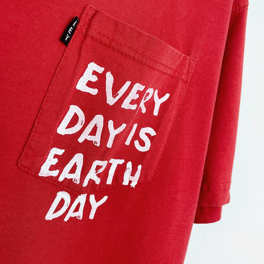 key x earth activist pocket tee