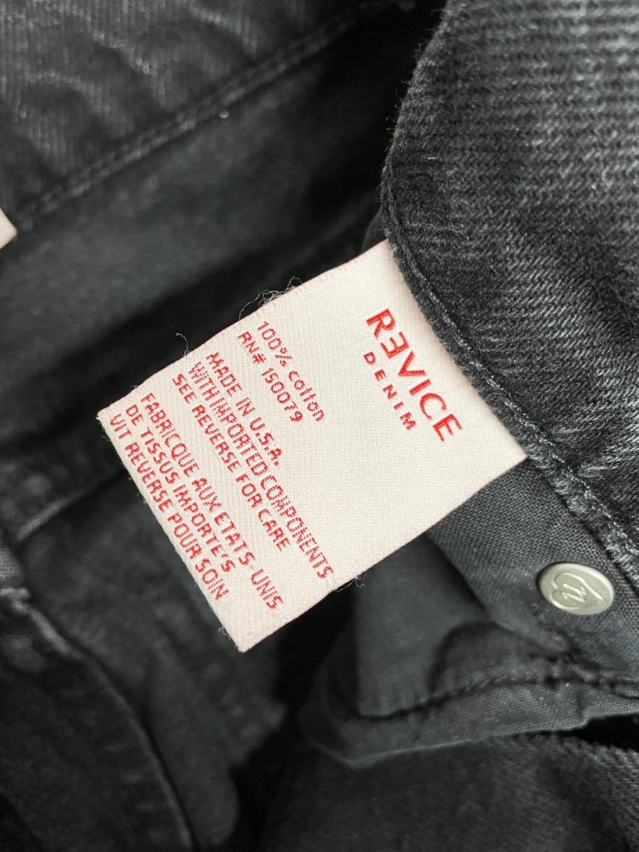 revice western stitch high rise straight jeans - good market thrift store