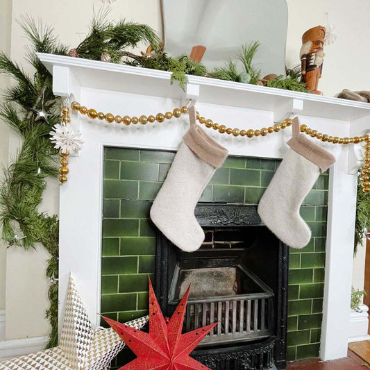 handmade ralph lauren cashmere knit stocking