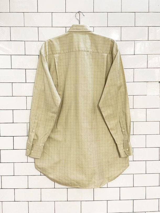 robert talbott two pocket check collared shirt - good market thrift store