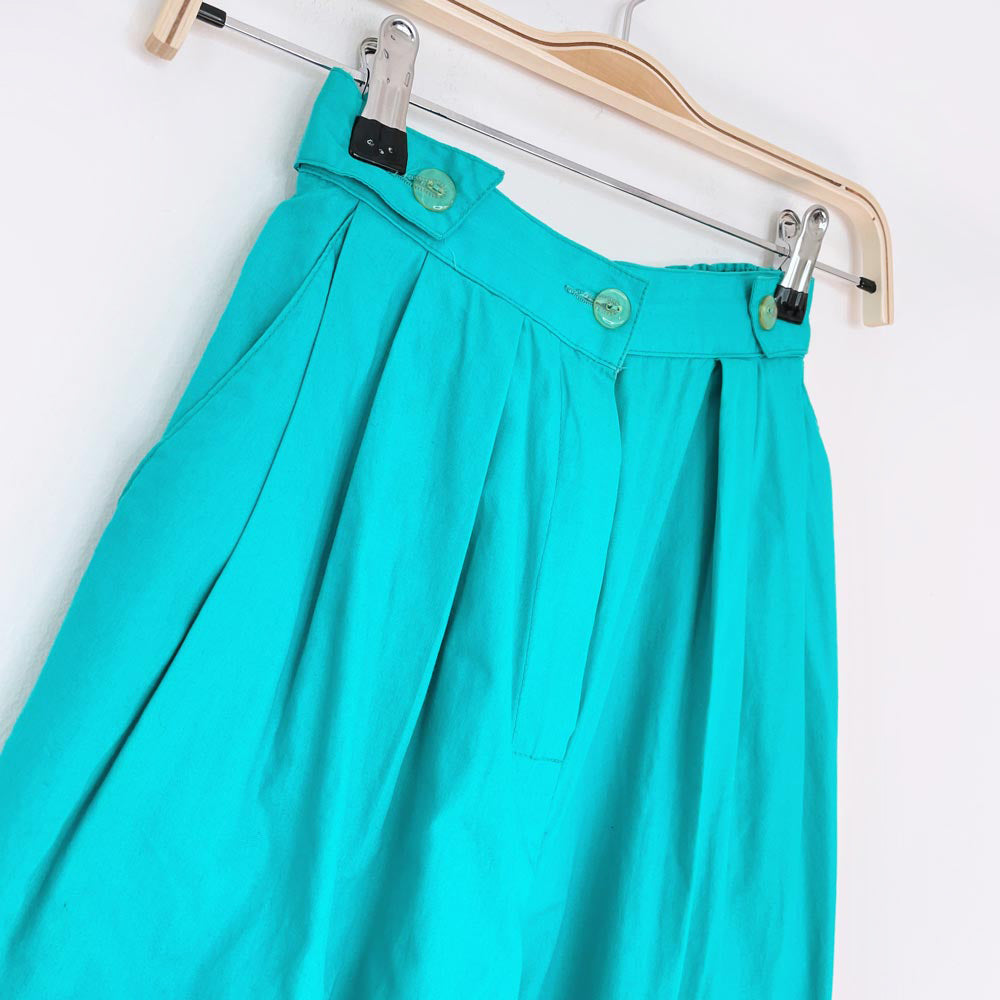 vintage rodier pleated barrel leg pants