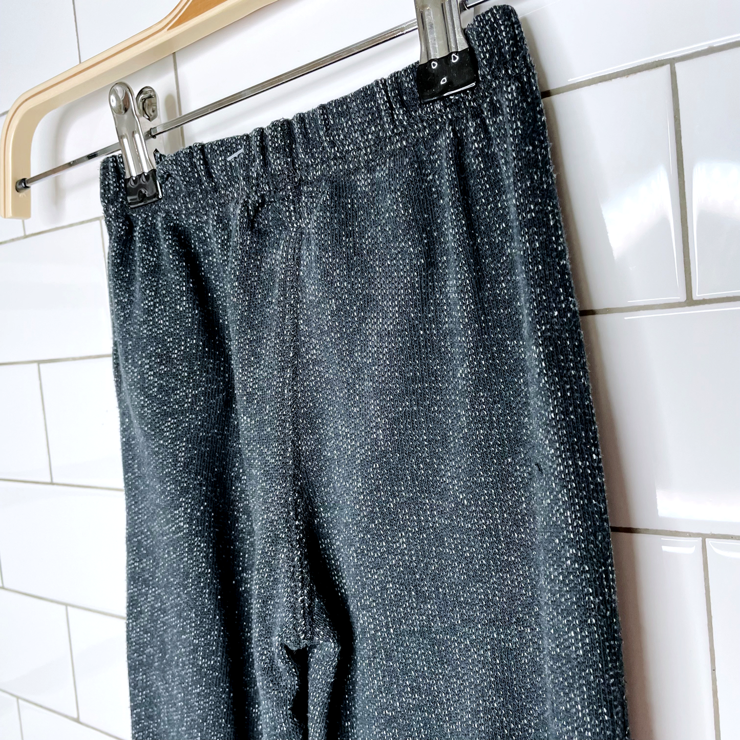 roots kids black pepper sweatpants - size 2