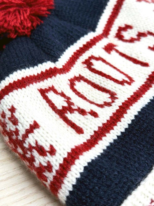 roots kids canada snowflake pom knit toque - good market thrift store