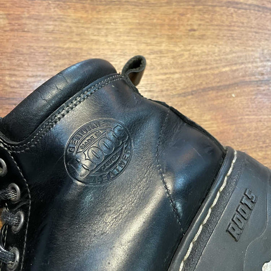 vintage 90s roots tuff leather hiking boots - size 6