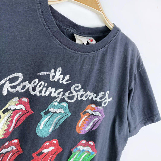 h&m logg rolling stones tee
