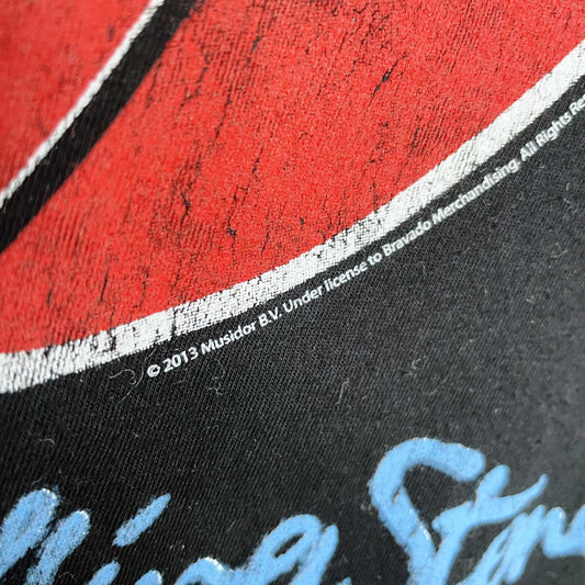 rolling stones 2013 bravado big mouth '89 band tee - size medium