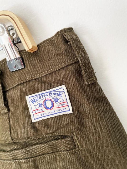 rustic dime canvas workwear chino pants | in denim we trust | made in usa - good market thrift store