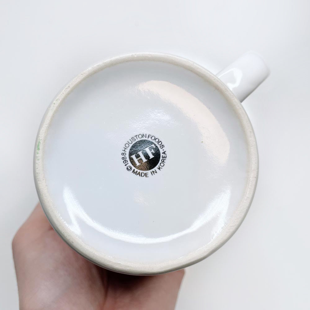 vintage 90s santa holiday mug