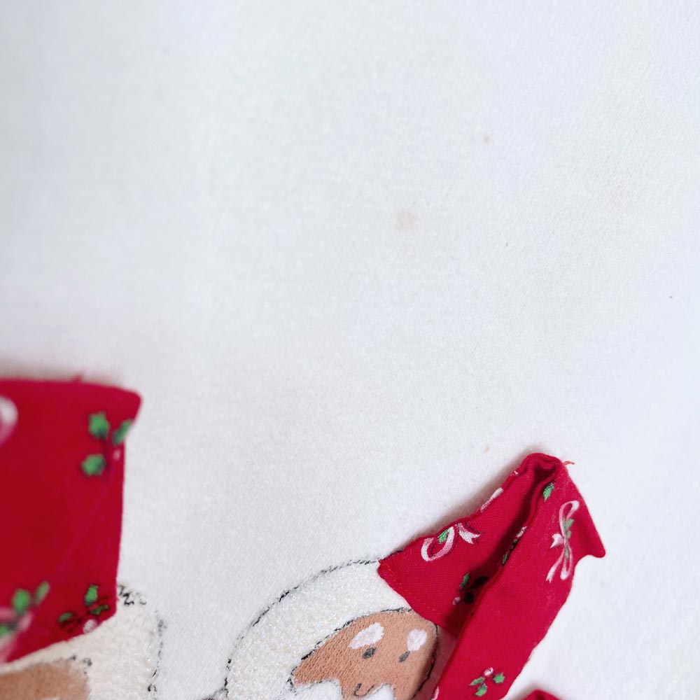 vintage 90s handmade santas + bells crew