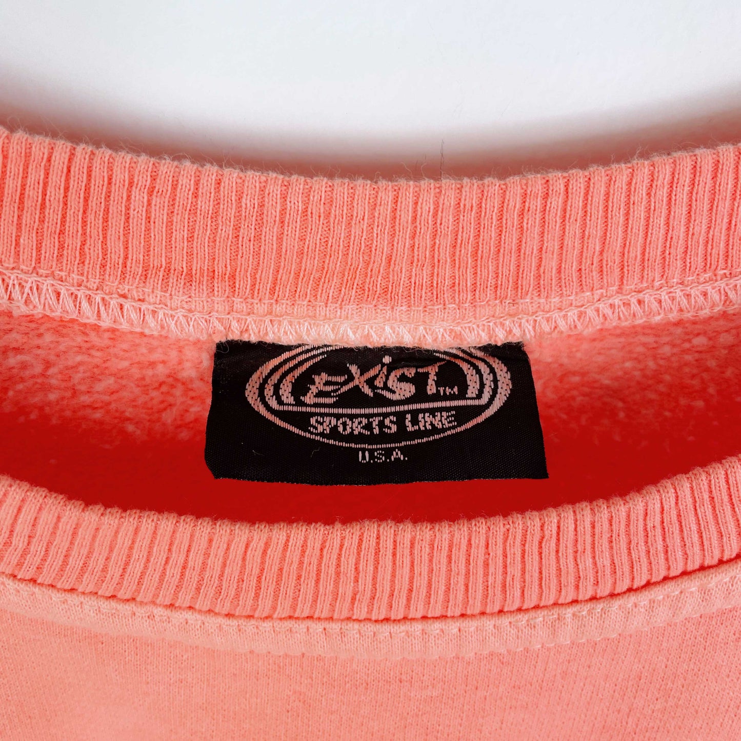 vintage 90s exist south beach neon crop sweat tee