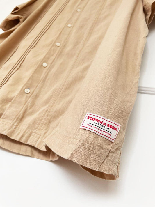 scotch & soda linen - blend relaxed cabana shirt - good market thrift store