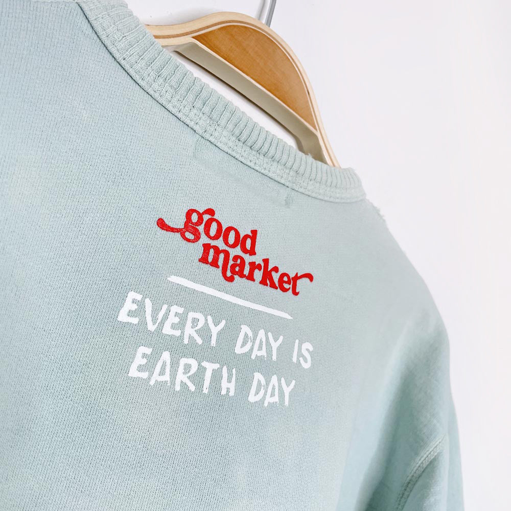 vintage 90s NR x earth activist faded cottage crew