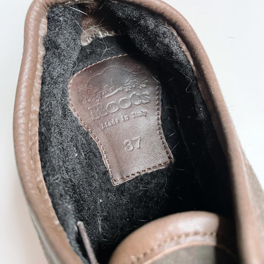 vintage roots shearling sneaker