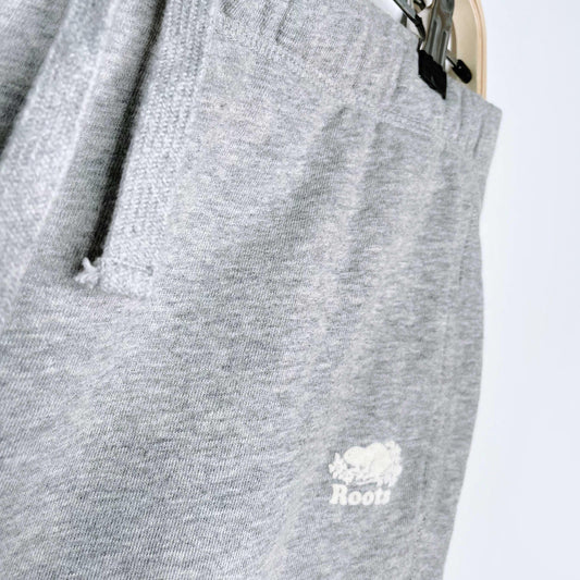 roots heather grey sweat skirt