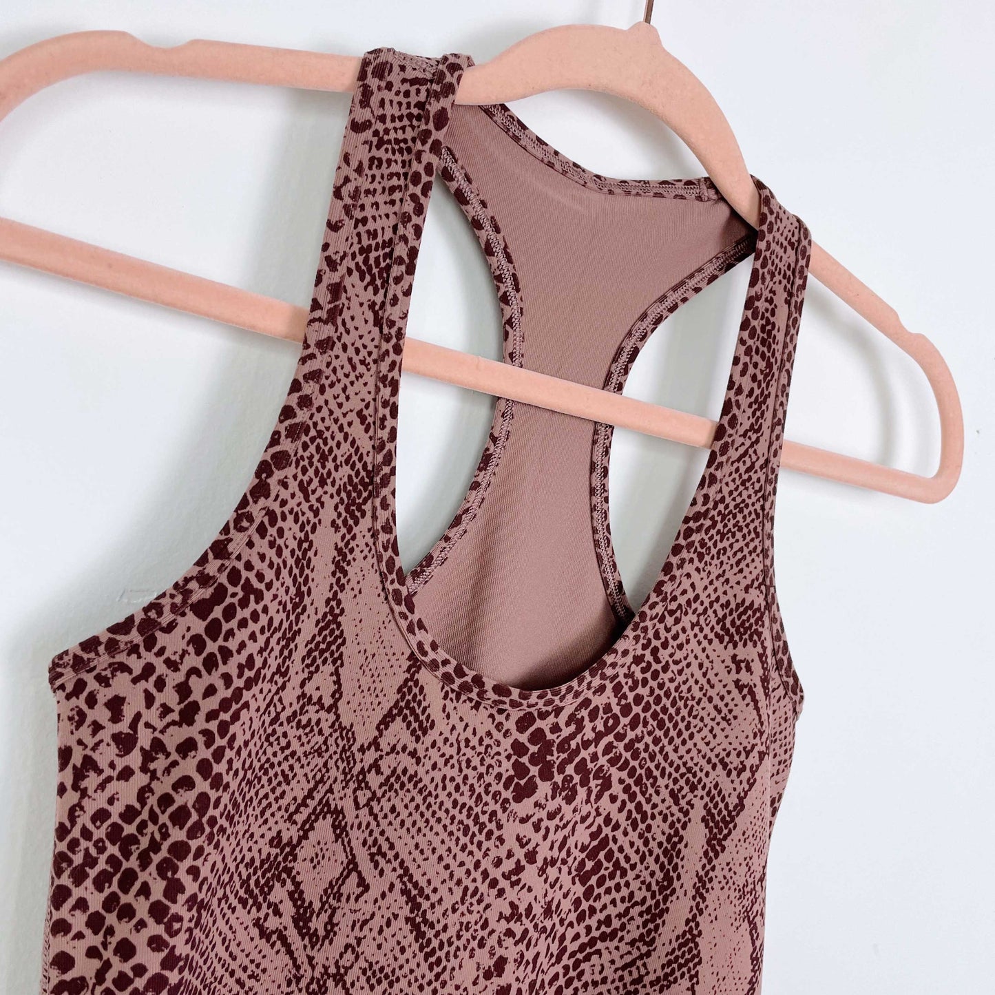 lululemon cool racerback tank desert snake - size small