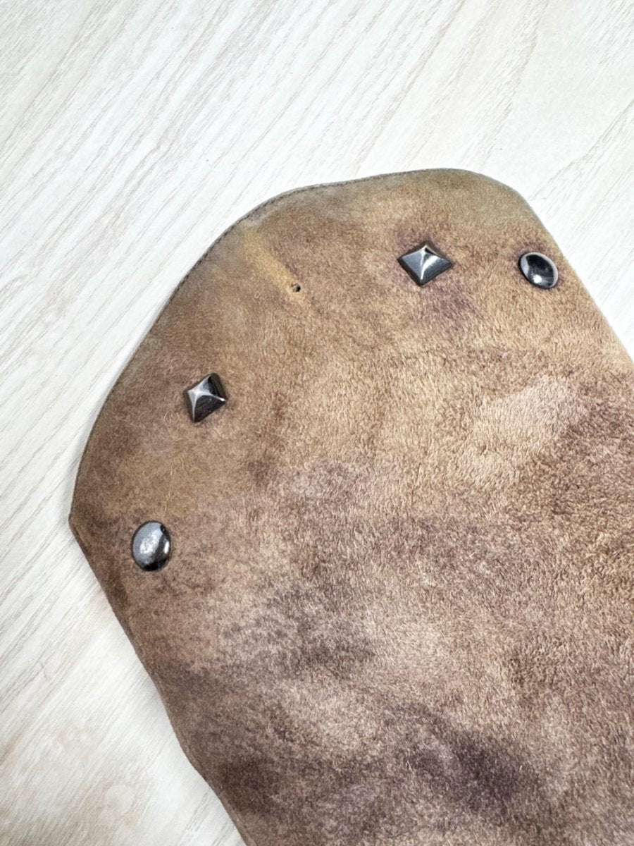 soft suede tassel harness pointed toe western boots | lambskin | made in Italy - good market thrift store