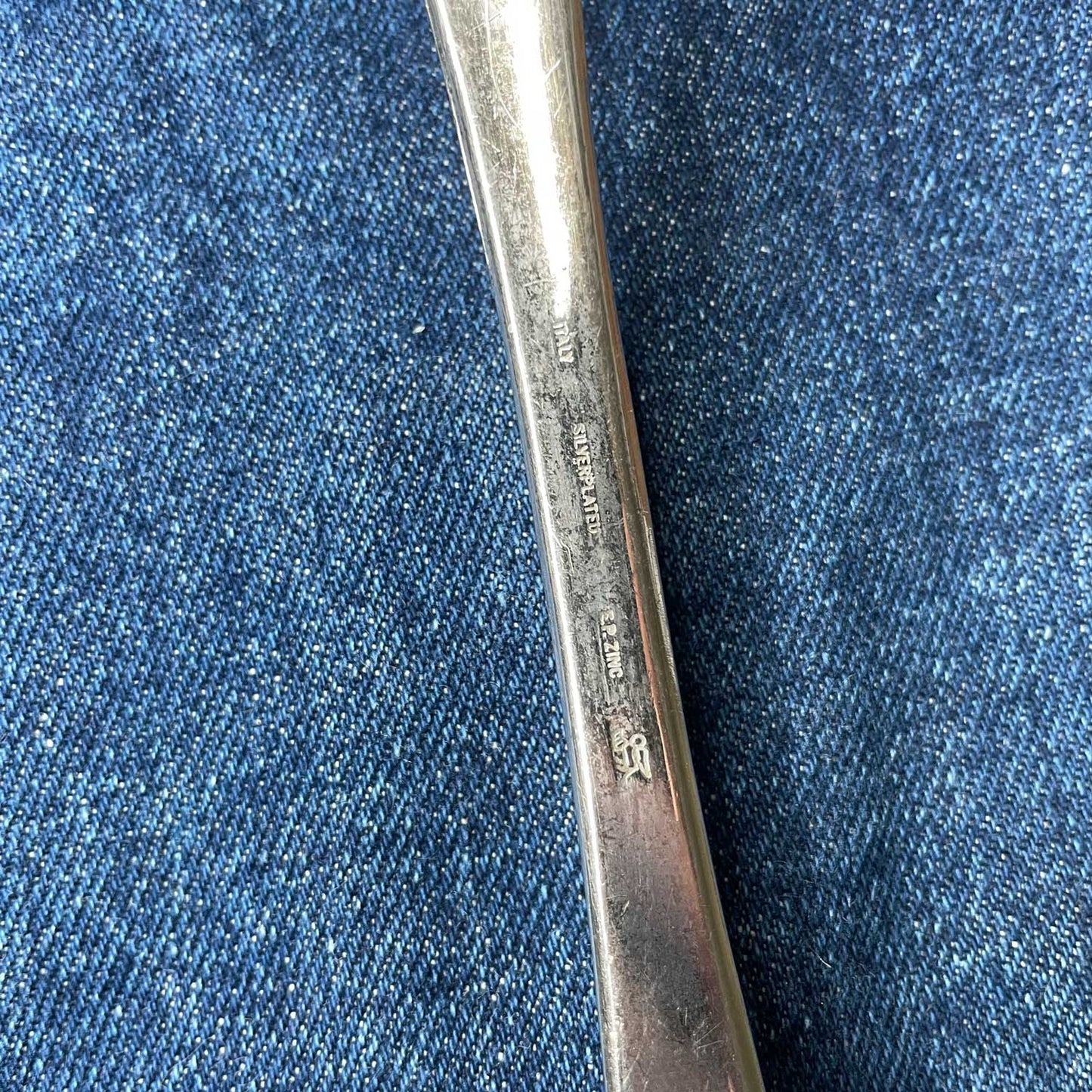 vintage pasta slotted server