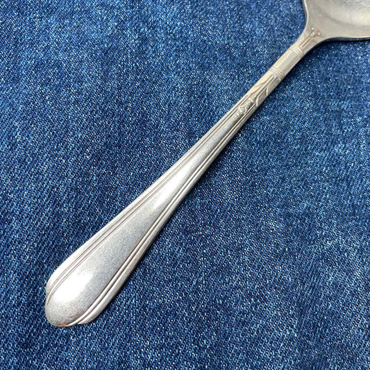 vintage silverware large spoon