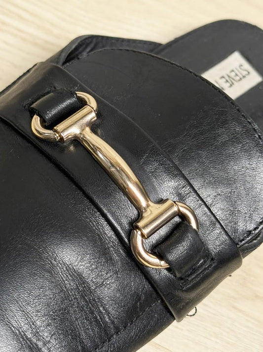 steve madden kandi leather horsebit mule - good market thrift store