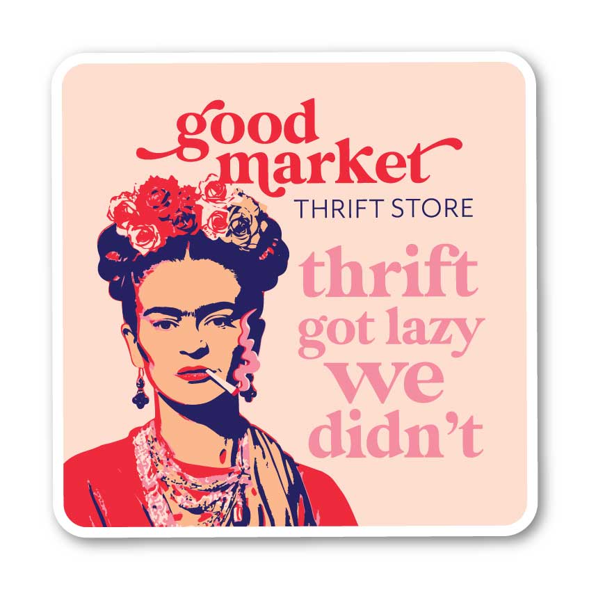 frida khalo tokes sticker